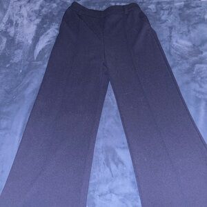 SHEIN Classic Navy Blue Wide Leg Pants